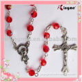 6mm Red Fashion Faceted Crystal beads Rosary
